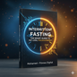 A book titled "Intermittent fasting" stands upright, its clock-themed cover symbolizing day and night, reflecting how intermittent fasting supports fat loss and boosts mental clarity.